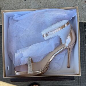 Chic Metallic Stiletto Heels